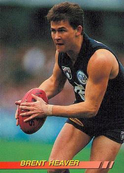 1994 Select AFL #33 Brent Heaver Front